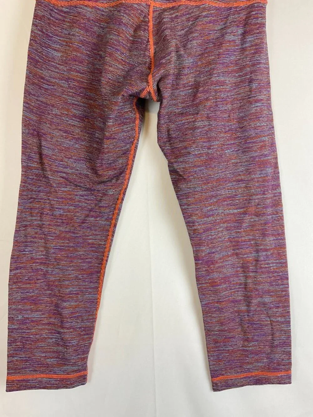 Lululemon Wunder Under Crop Leggings 6 Wee Are From Space Blue Purple Orange